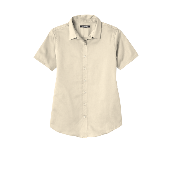 Port Authority® Short Sleeve SuperPro™ React™ Twill Ladies' Shirt