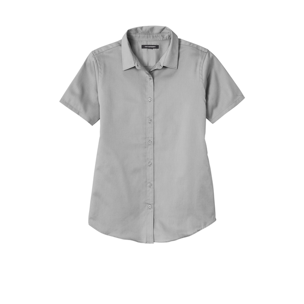Port Authority® Short Sleeve SuperPro™ React™ Twill Ladies' Shirt