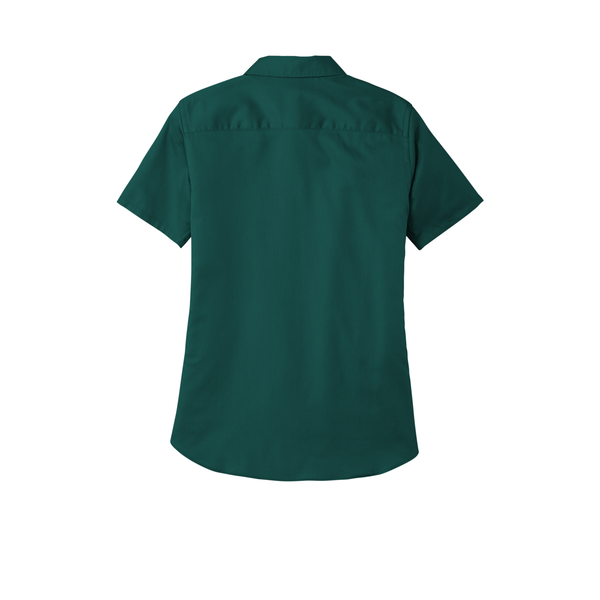 Port Authority® Short Sleeve SuperPro™ React™ Twill Ladies' Shirt