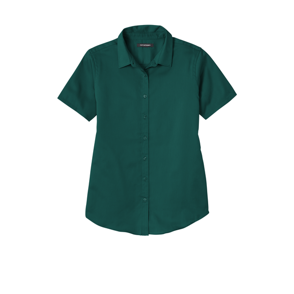 Port Authority® Short Sleeve SuperPro™ React™ Twill Ladies' Shirt
