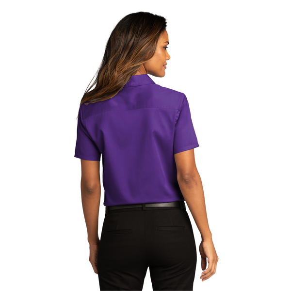 Port Authority® Short Sleeve SuperPro™ React™ Twill Ladies' Shirt