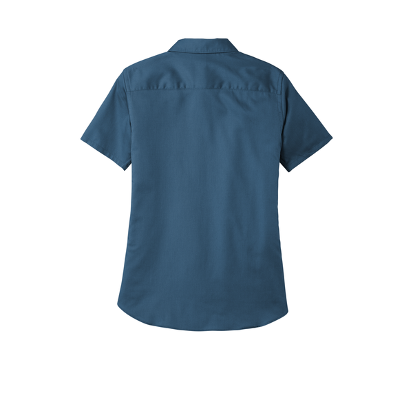 Port Authority® Short Sleeve SuperPro™ React™ Twill Ladies' Shirt