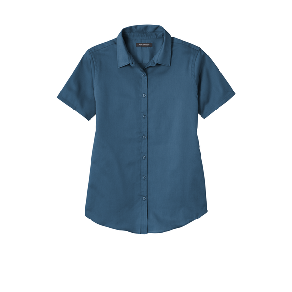 Port Authority® Short Sleeve SuperPro™ React™ Twill Ladies' Shirt