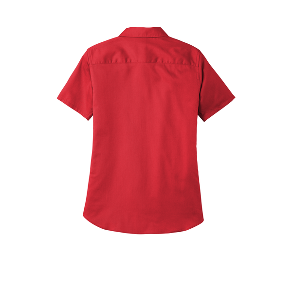 Port Authority® Short Sleeve SuperPro™ React™ Twill Ladies' Shirt