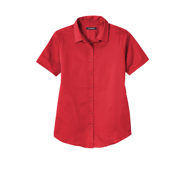 Port Authority® Short Sleeve SuperPro™ React™ Twill Ladies' Shirt