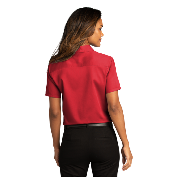Port Authority® Short Sleeve SuperPro™ React™ Twill Ladies' Shirt