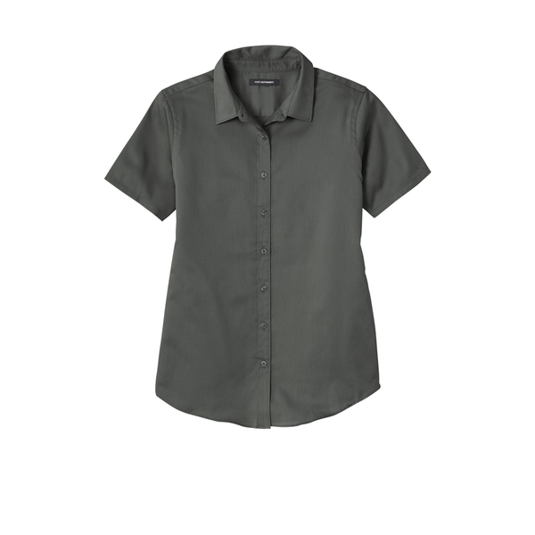 Port Authority® Short Sleeve SuperPro™ React™ Twill Ladies' Shirt