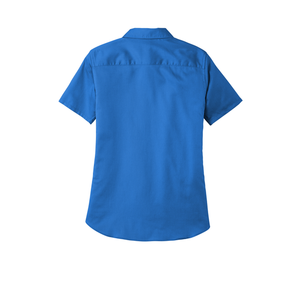 Port Authority® Short Sleeve SuperPro™ React™ Twill Ladies' Shirt