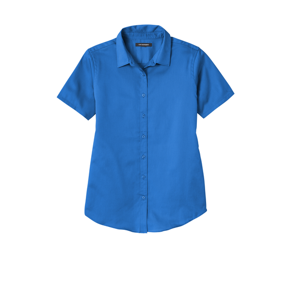Port Authority® Short Sleeve SuperPro™ React™ Twill Ladies' Shirt