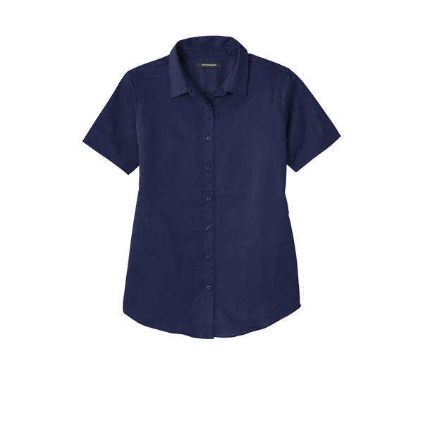 Port Authority® Short Sleeve SuperPro™ React™ Twill Ladies' Shirt