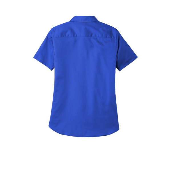 Port Authority® Short Sleeve SuperPro™ React™ Twill Ladies' Shirt