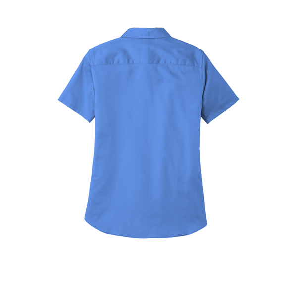 Port Authority® Short Sleeve SuperPro™ React™ Twill Ladies' Shirt