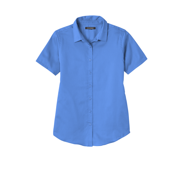 Port Authority® Short Sleeve SuperPro™ React™ Twill Ladies' Shirt