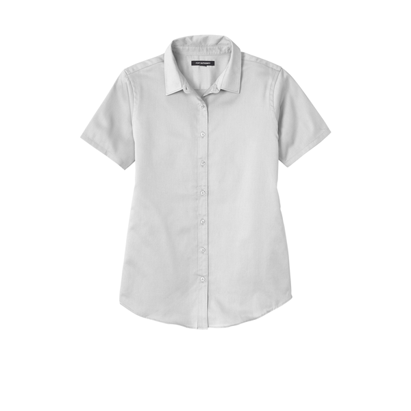 Port Authority® Short Sleeve SuperPro™ React™ Twill Ladies' Shirt