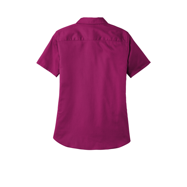 Port Authority® Short Sleeve SuperPro™ React™ Twill Ladies' Shirt