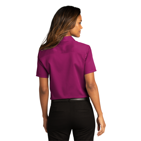 Port Authority® Short Sleeve SuperPro™ React™ Twill Ladies' Shirt
