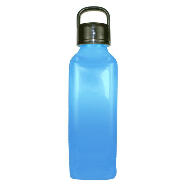 Classic Edge Sport Bottle w/ Handle Lid, Full Color Imprint, 24oz.