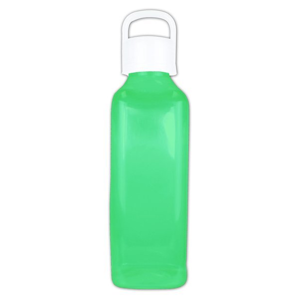 Classic Edge Sport Bottle w/ Handle Lid, Full Color Imprint, 24oz.