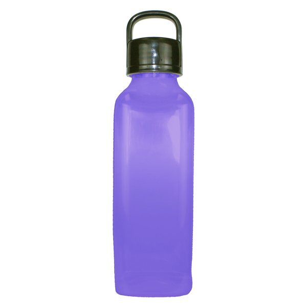 Classic Edge Sport Bottle w/ Handle Lid, Full Color Imprint, 24oz.