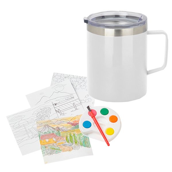 Adult Paint Set & Coffee Mug Combo, 12oz.