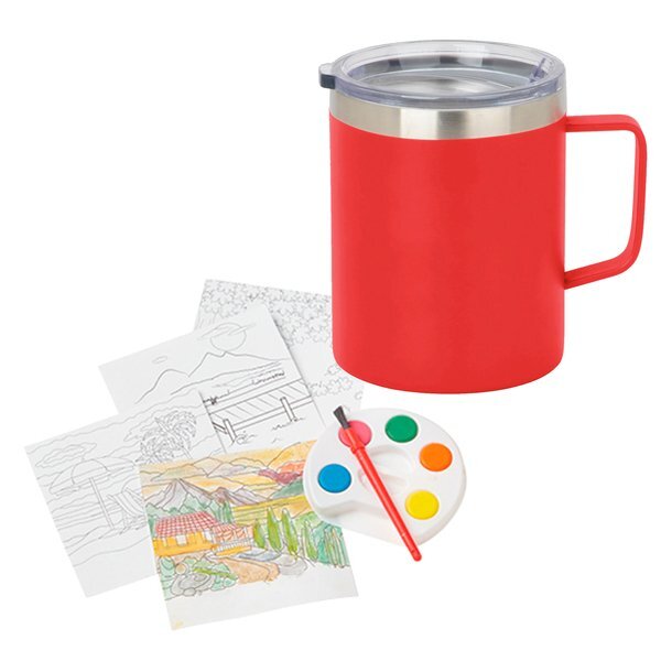 Adult Paint Set & Coffee Mug Combo, 12oz.