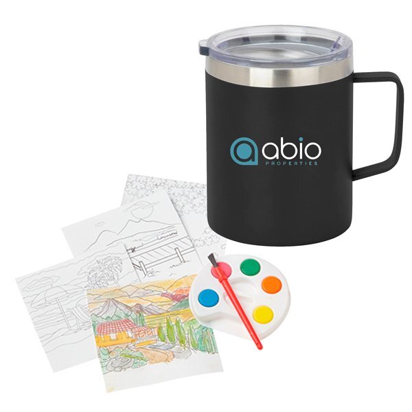Adult Paint Set & Coffee Mug Combo, 12oz.