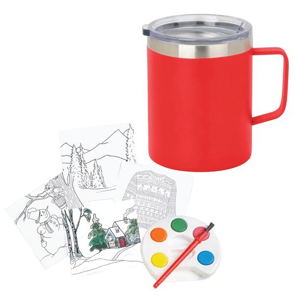 Holiday Adult Paint Set & Coffee Mug Combo, 12oz.