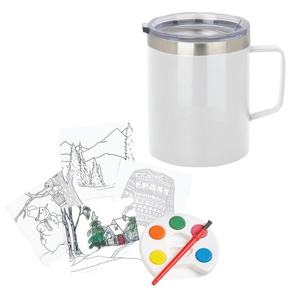 Holiday Adult Paint Set & Coffee Mug Combo, 12oz.