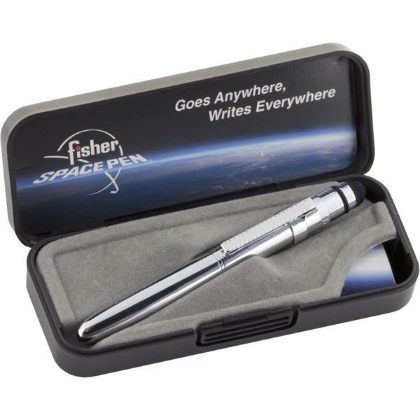Fisher Space Pen® Stylus Bullet Space Pen with Pocket Clip