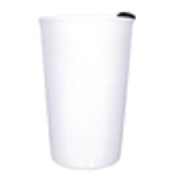 Double Wall Ceramic Tumbler, Full Color Imprint, 11oz.
