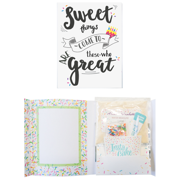 InstaCake Appreciation Cake in a Greeting Card