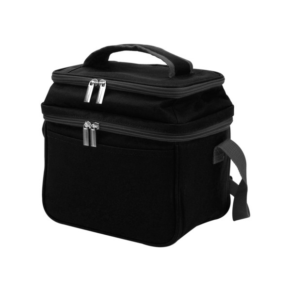Dual Compartment 6-Can Polyester Cooler
