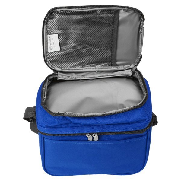 Dual Compartment 6-Can Polyester Cooler