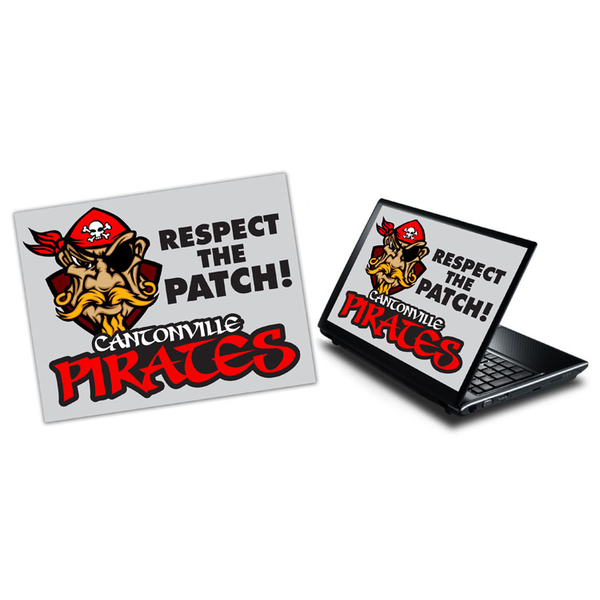 Laptop Skin Sticker - UV-Coated Vinyl - 8.5x11 Rectangle Shape