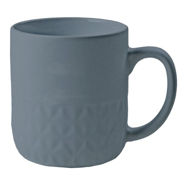 Facet Textured Ceramic Coffee Mug, 16oz.