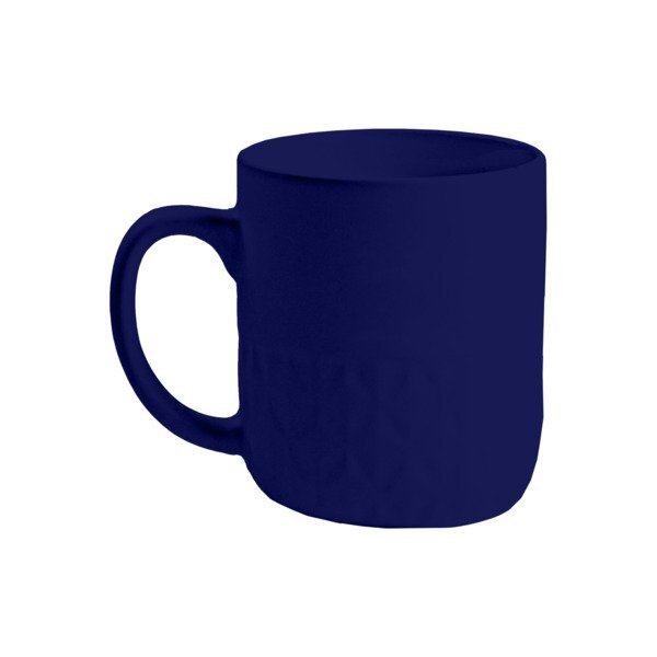 Facet Textured Ceramic Coffee Mug, 16oz.