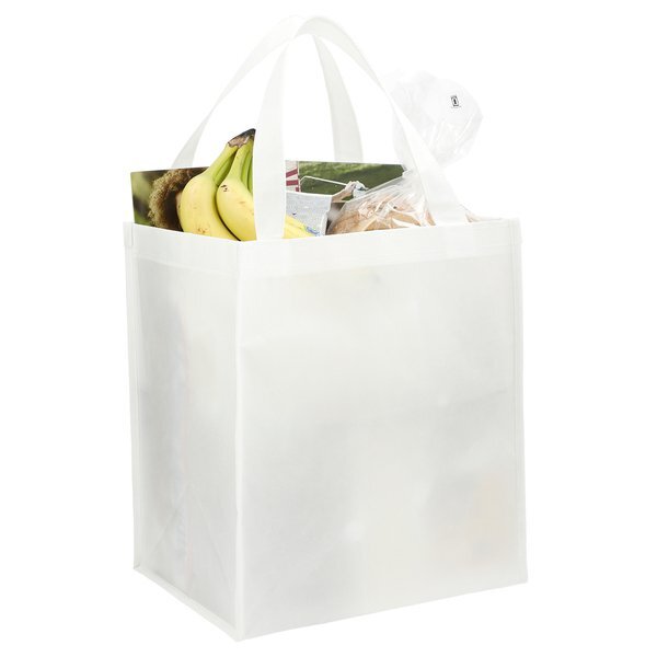 Double Laminated Wipeable Non-Woven Grocery Tote