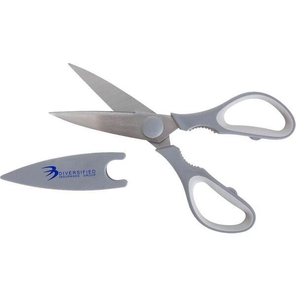 Kitchen Scissors w/ Magnetic Sheath