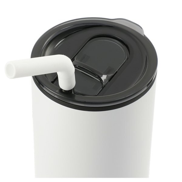 Lagom Travel Tumbler w/ Stainless Steel Straw, 16 oz.