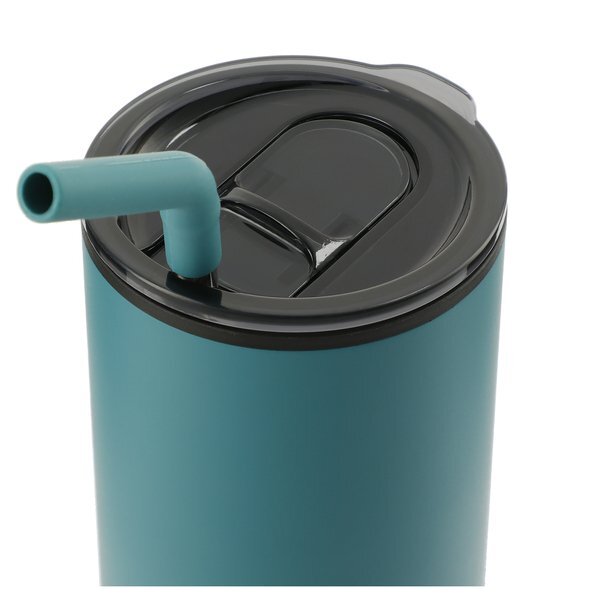 Lagom Travel Tumbler w/ Stainless Steel Straw, 16 oz.