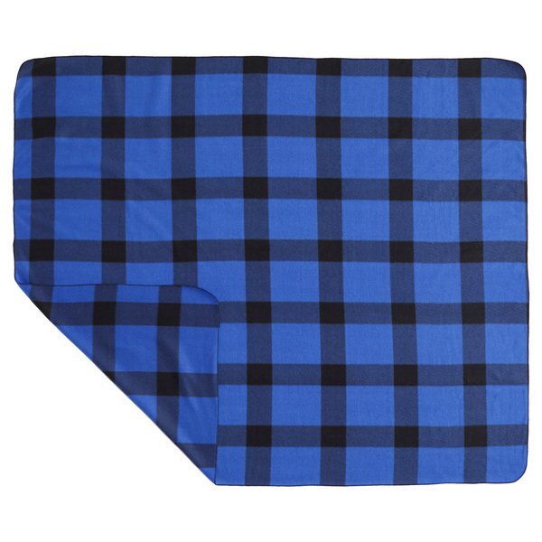 Buffalo Plaid Fleece Blanket, 50" x 60"