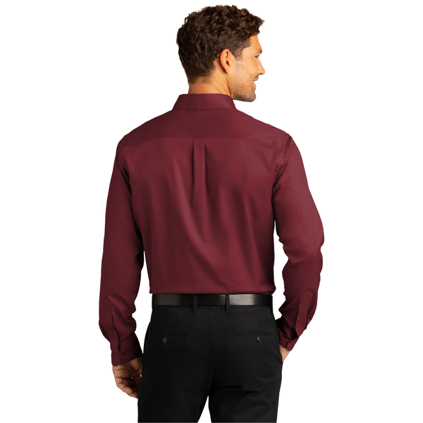 Port Authority® Long Sleeve SuperPro™ React™ Twill Men's Shirt