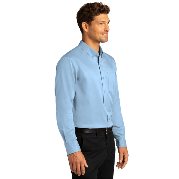 Port Authority® Long Sleeve SuperPro™ React™ Twill Men's Shirt