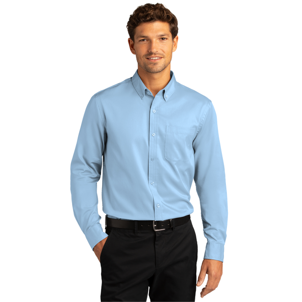 Port Authority® Long Sleeve SuperPro™ React™ Twill Men's Shirt