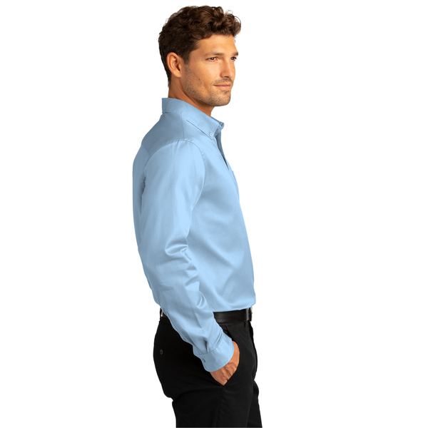 Port Authority® Long Sleeve SuperPro™ React™ Twill Men's Shirt