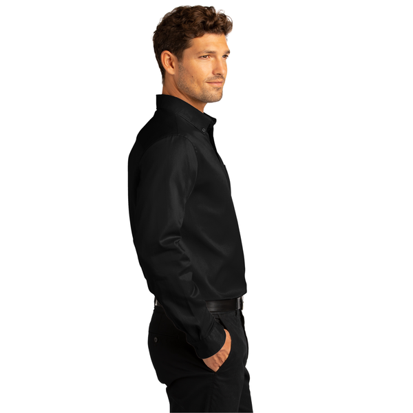 Port Authority® Long Sleeve SuperPro™ React™ Twill Men's Shirt