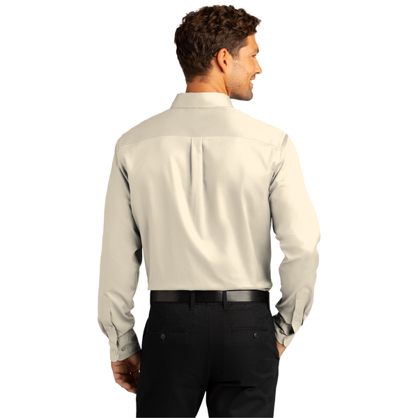 Port Authority® Long Sleeve SuperPro™ React™ Twill Men's Shirt