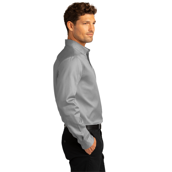 Port Authority® Long Sleeve SuperPro™ React™ Twill Men's Shirt