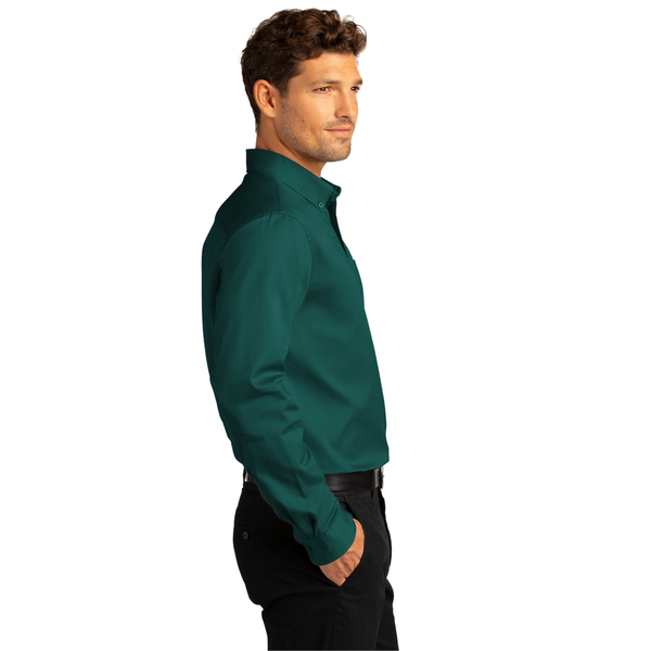 Port Authority® Long Sleeve SuperPro™ React™ Twill Men's Shirt