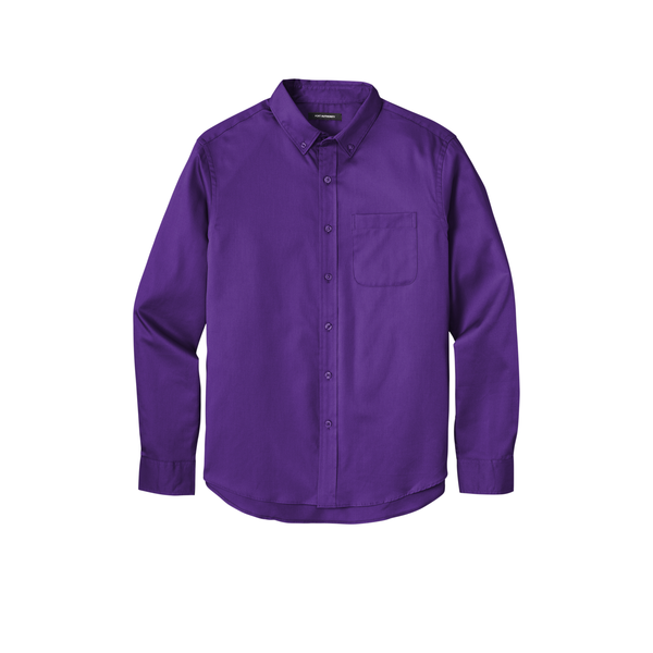 Port Authority® Long Sleeve SuperPro™ React™ Twill Men's Shirt